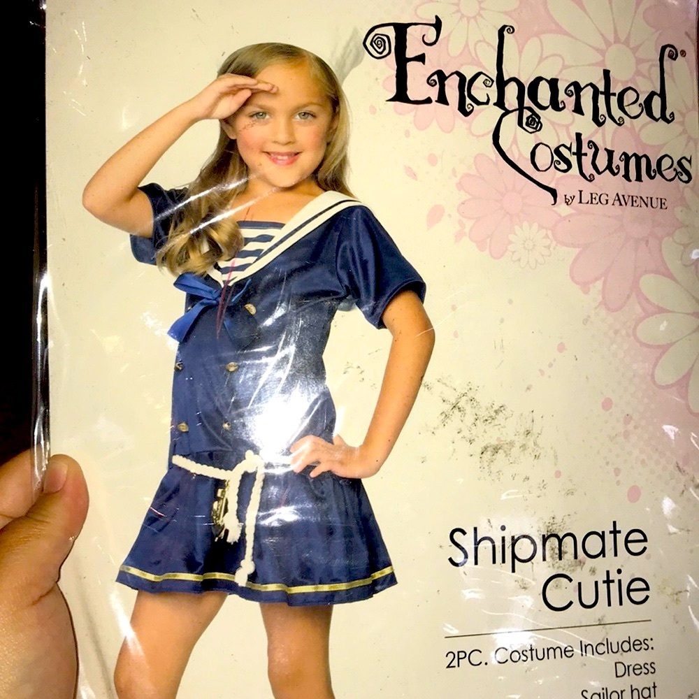 - Shipmate cutie 2pc costume navy sailor dress 3-4 blue navy color new